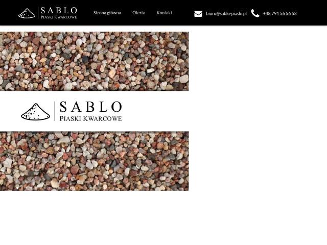 SABLO Piaski kwarcowe