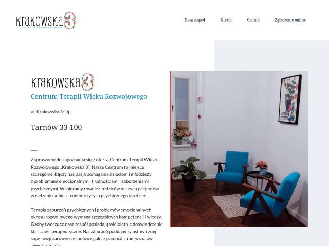 KRAKOWSKA 3 - CENTRUM TERAPII WIEKU ROZWOJOWEGO