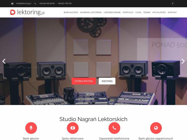 Studio Nagrań Lektorskich LEKTORING.PL
