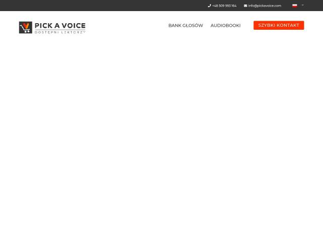 PICK A VOICE