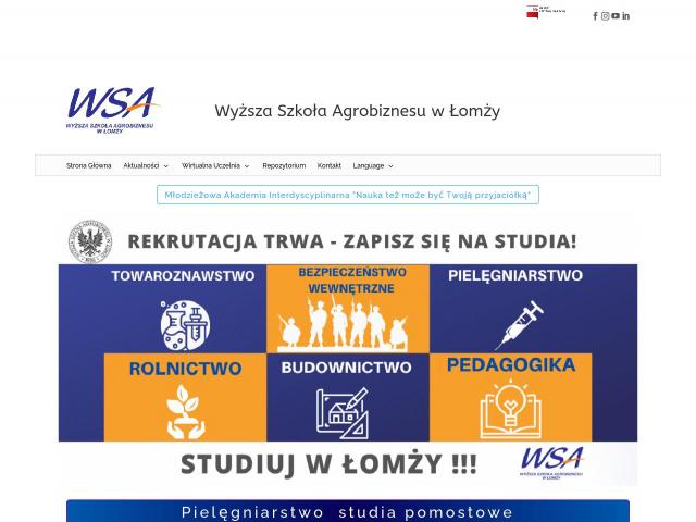 Wyższa Szkoła Agrobiznesu w Łomży